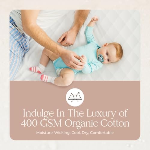 Whisper Organics 100 Cotton Mattress Pad Twin XL