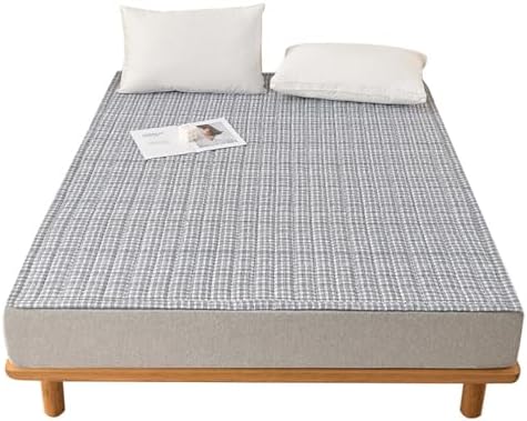 LweiPsqLin Twin XL Mattress Pad with Elastic Straps