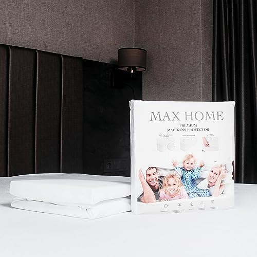 MAX HOME Premium Waterproof Mattress Protector Twin Size