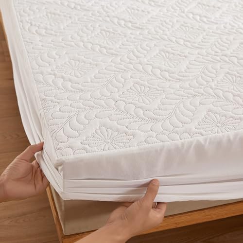 WolfaZYY Mattress Pad Fitted Sheet Protector Full Size Breathable Waterproof