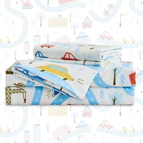 Gogreen Kids Bed Sheet Set Full Size 4PCS Microfiber 1