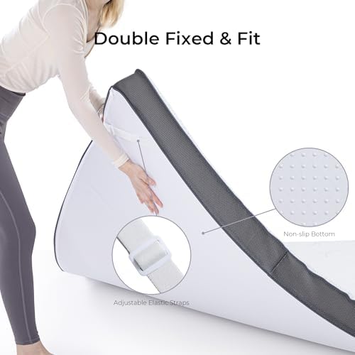 LIKIMIO 3 Inch Mattress Topper with Cooling Gel and Memory Foam