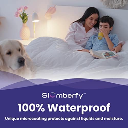 Slumberfy Twin XL Waterproof Bamboo Mattress Encasement