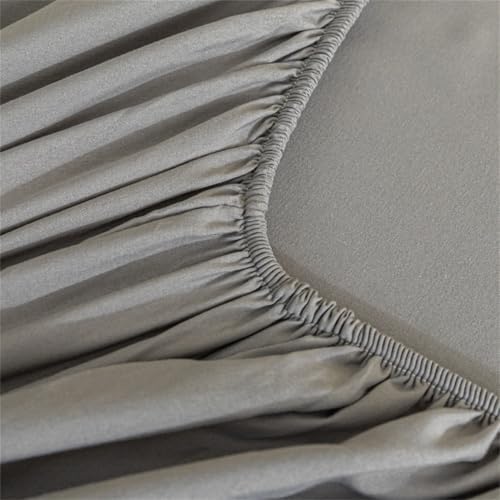 BYHIP Waterproof Mattress Protector Twin Full Light Gray
