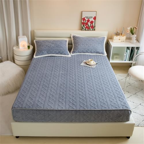 BYHIP Velvet Mattress Protector with Deep Pocket