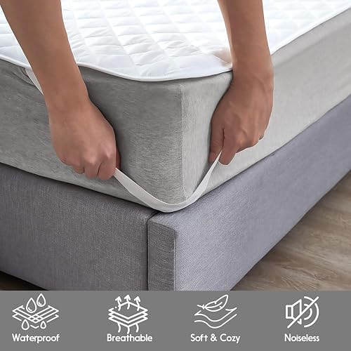 QATAN Twin Mattress Protector Waterproof Pad for Incontinence
