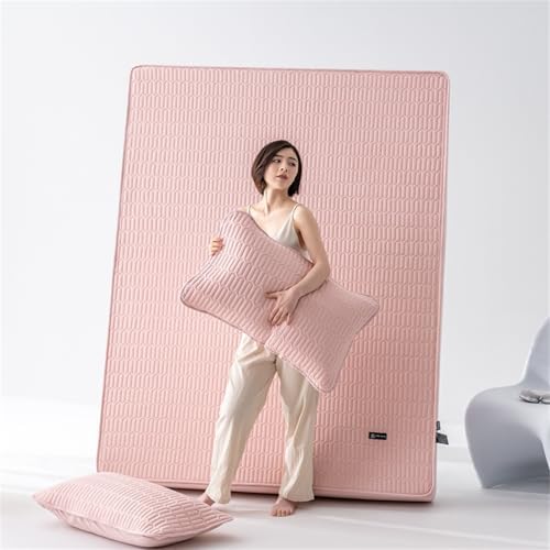 BYHIP Mattress Protector Twin XL Pink Breathable Soft Cover