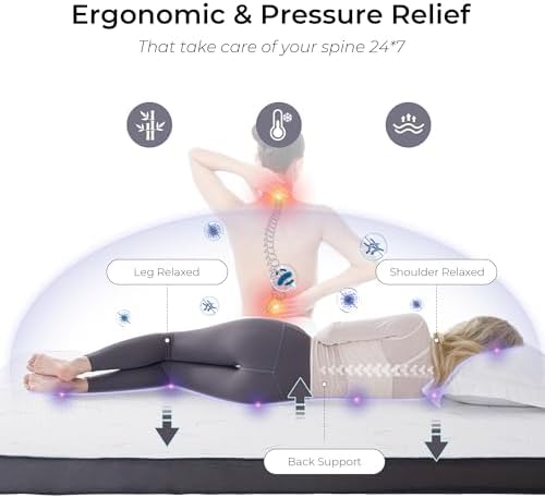 LIKIMIO 3 Inch Mattress Topper with Cooling Gel and Memory Foam