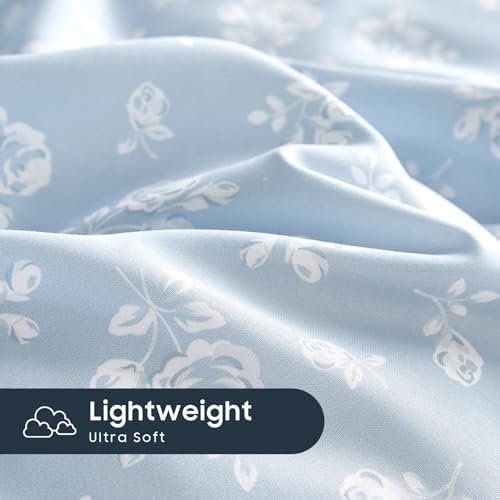 Wake In Cloud Coquette Duvet Cover Set Floral Queen Size