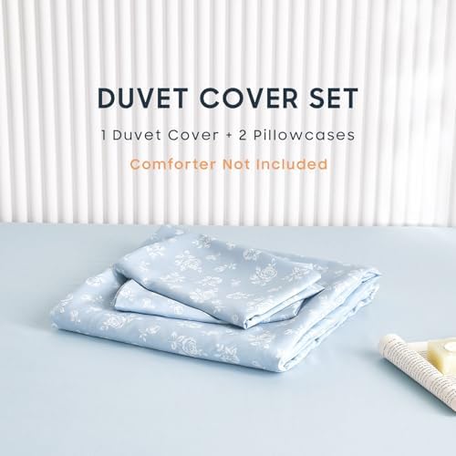 Wake In Cloud Coquette Duvet Cover Set Floral Queen Size