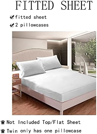 Erosebridal Floral Axolotl Fitted Sheet Twin