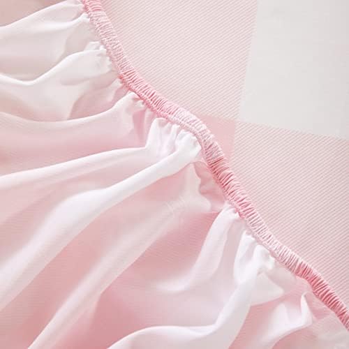 Wake In Cloud Gingham Plaid Twin Sheet Set