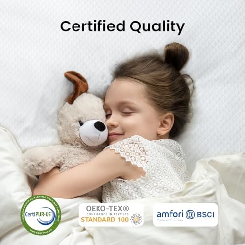Marsail 3 Inch Cooling Gel Mattress Topper for Twin