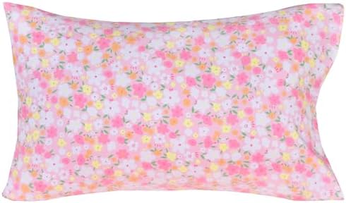 Pink Floral Cartoon 100 Cotton Sheet Set for Kids