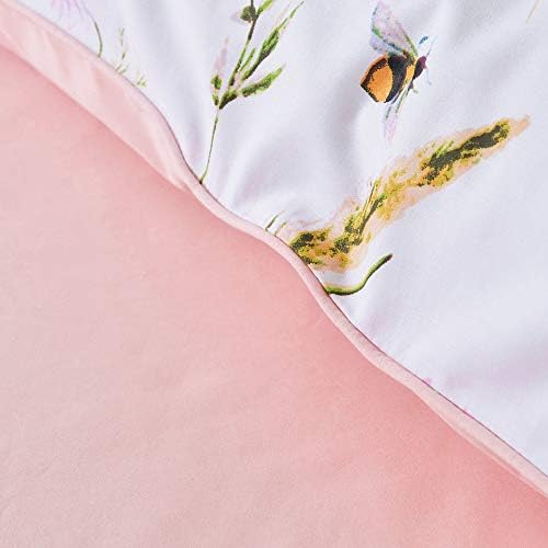 Softta 3pc King Size Duvet Cover Set Floral Pattern