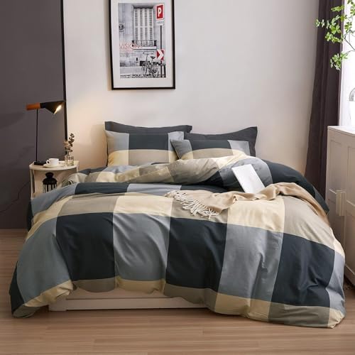 VM VOUGEMARKET 3-Piece Duvet Cover Set Queen