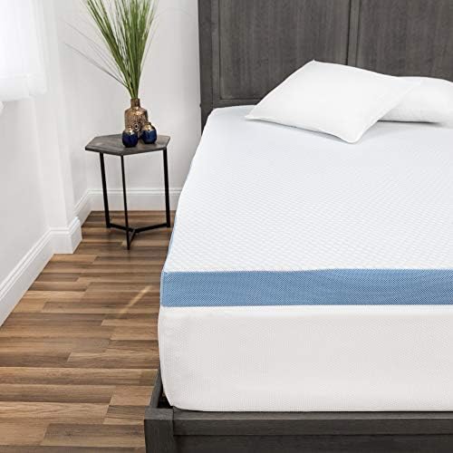 SensorPEDIC Elite Cooling Mattress Topper Twin White 1
