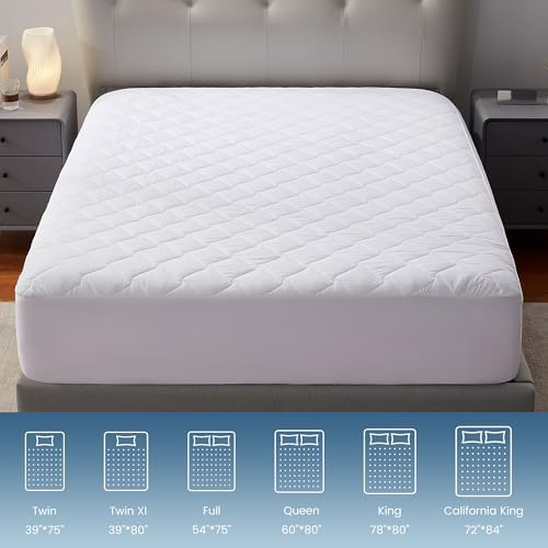 SLEEP ZONE Waterproof Mattress Protector Twin XL