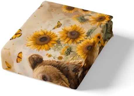 Feelyou King Size Sunflower Duvet Cover Set