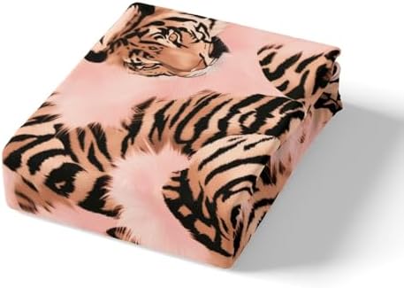 Feelyou Tiger Fitted Sheet Set Twin Size