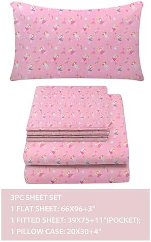 Twin Sheet Set for Kids Cute and Durable 3 Piece