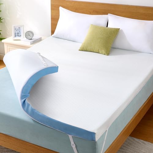 Marsail 3 Inch Gel Memory Foam Mattress Topper Twin XL