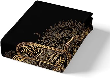 Homewish Gold Hamsa Hand Duvet Cover Set King Size 1