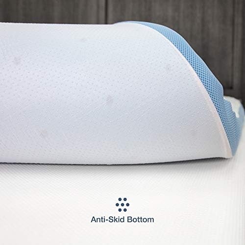 SensorPEDIC Elite Cooling Mattress Topper Twin White 1