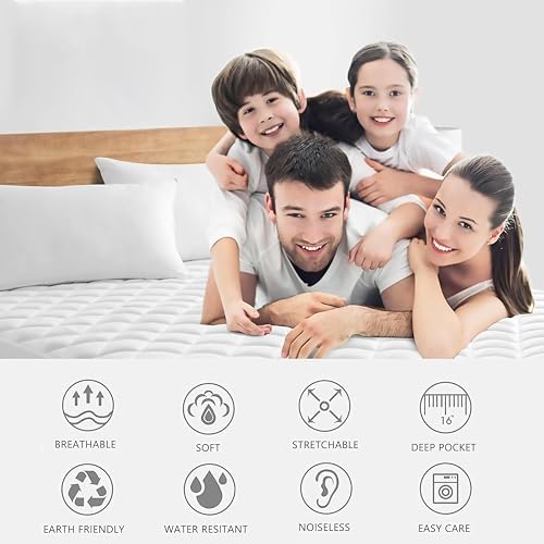 QATAN Twin Mattress Protector Waterproof Pad for Incontinence