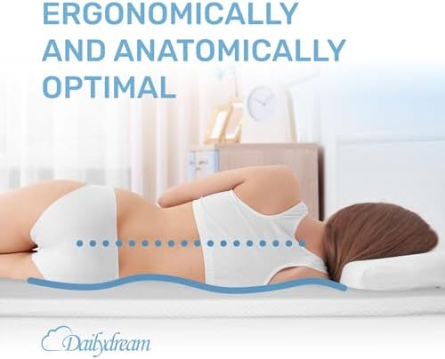 Dailydream Viscoelastic Mattress Topper with Aloe Vera Cover