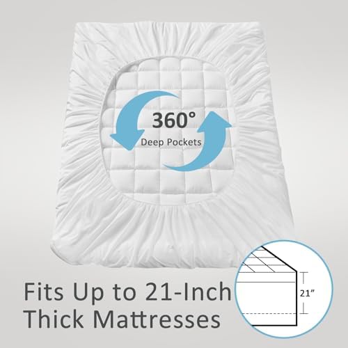 JOYRIDE SLEEP Dual Layer Mattress Topper for Hard Beds