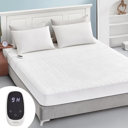 Caperia Heated Mattress Pad Twin XL 9 Heat Settings 39 x 80