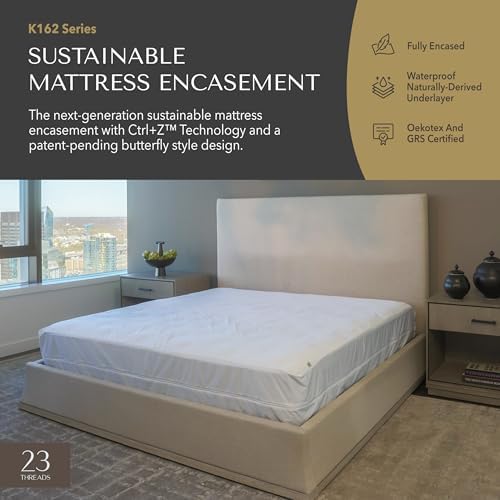 23 THREADS K162 Series Waterproof Mattress Encasement