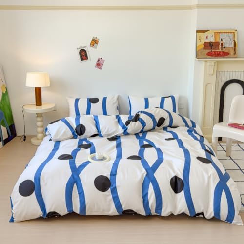 BlueBlue Wave Duvet Cover Set Twin 100 Cotton Kids