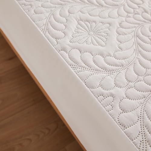 WolfaZYY Mattress Pad Fitted Sheet Protector Full Size Breathable Waterproof