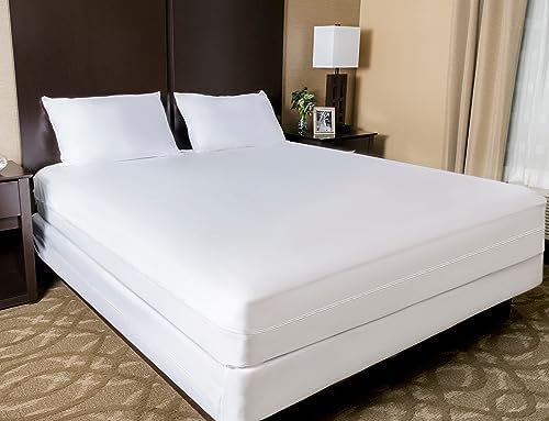 Mattress Essentials Zippered Mattress Encasement - Waterproof Bed Bug Cover