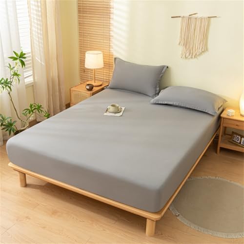 BYHIP Waterproof Mattress Protector Twin Full Light Gray