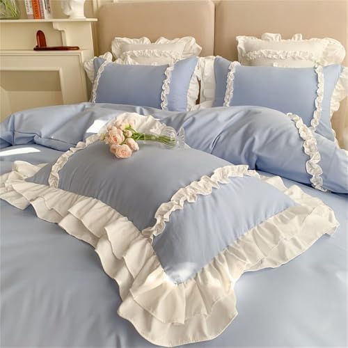 SOUKECHY Girls Lace Bedding Queen Set 1