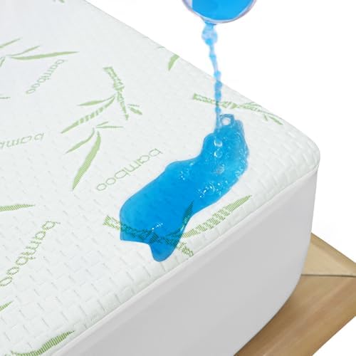 WARMTEX Waterproof Twin Mattress Protector with Bamboo Fabric