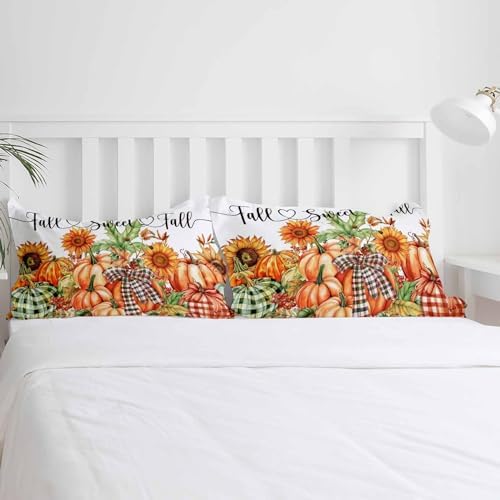 Boanket 3-Piece Queen Bedding Set with Fall Pumpkins Design