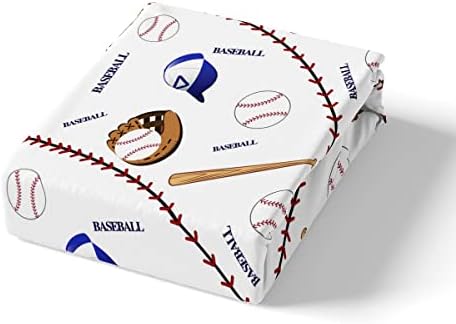 Feelyou Sports Baseball Bed Sheet Set for Kids Boys