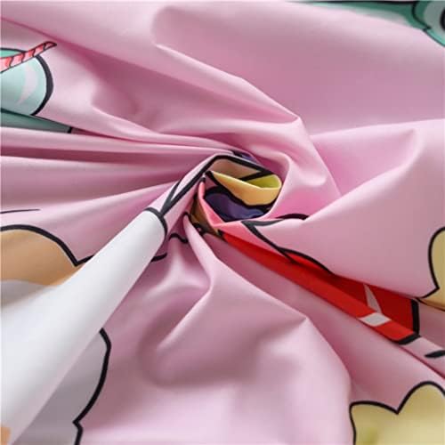 Feelyou Girls Unicorn Fitted Sheet Set for Kids Bedroom