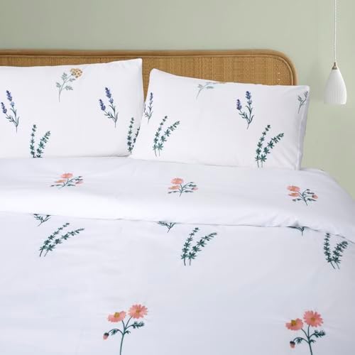 YINFUNG Floral Duvet Cover Set Queen Size 90x90