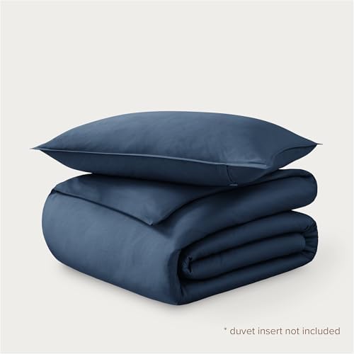 Bare Home Organic Cotton Sateen Duvet Cover Set - TwinTwin XL 400 Thread Count