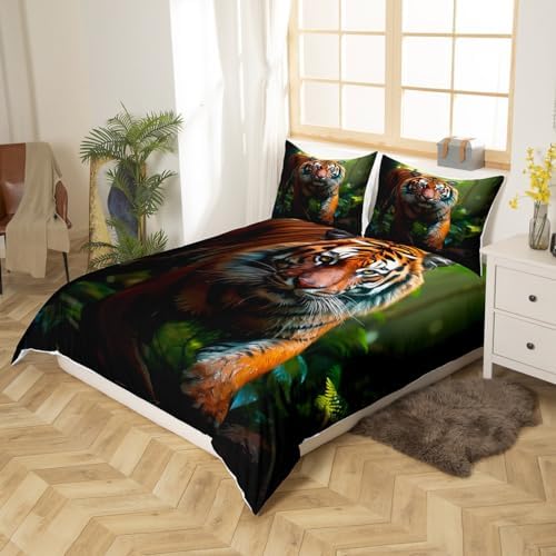 Feelyou Tiger 3D Print Duvet Cover Set