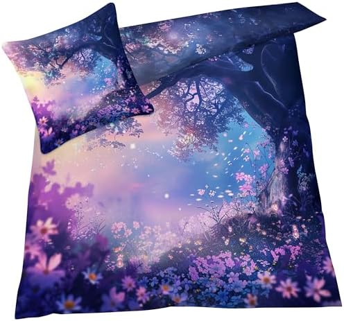 OmErsa Soft Microfiber Tree of Life Duvet Cover Set 3-Piece