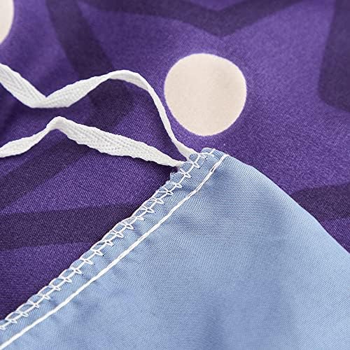 Laviniar Glow in Dark Duvet Cover Set with Butterfly Stars King