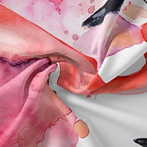 AILONEN Flamingo Duvet Cover Set King Size 1