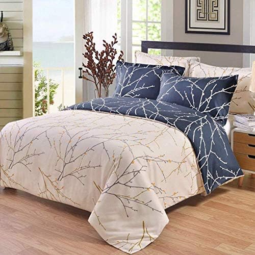 Feelyou Tree Branch Duvet Cover Set Queen 3 Pieces 1