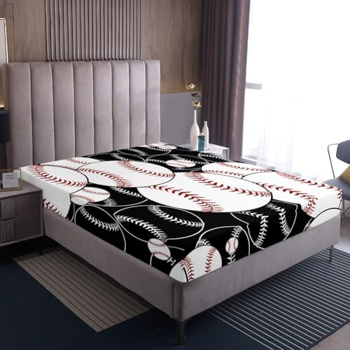 Feelyou Kids Baseball Sheet Set Twin Full Queen